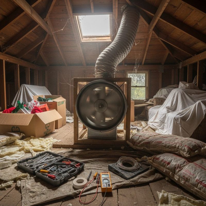 Attic Fan Shutter Replacement