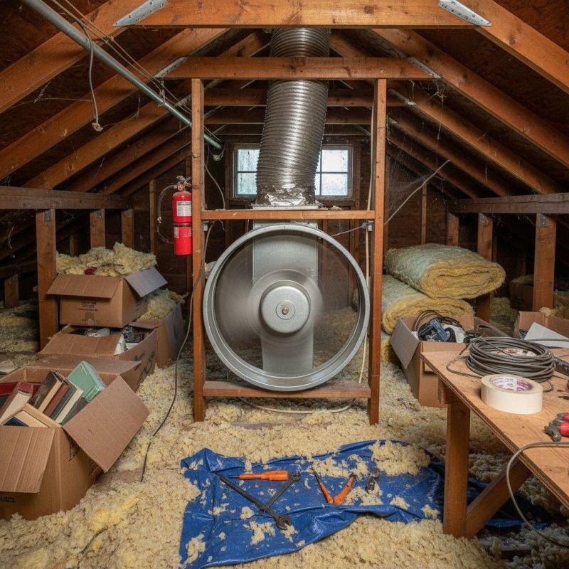 Attic Fan Shutter Replacement