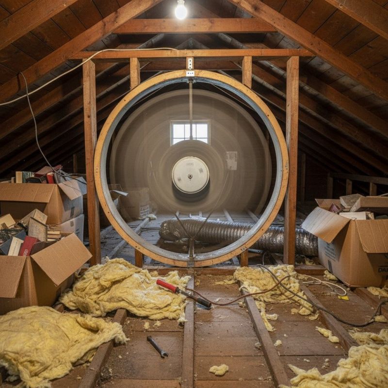 Attic Fan Shutter Replacement